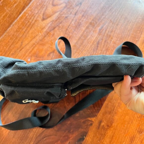 Baggallini Black Nylon Crossbody Bag With Multiple Pockets & Adjustable Strap - Picture 7 of 7